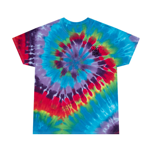 ART ROE LOGO Tie-Dye Tee, Spiral