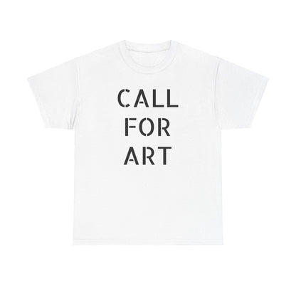 Call for Art, ART ROE LOGO, Unisex Heavy Cotton Tee