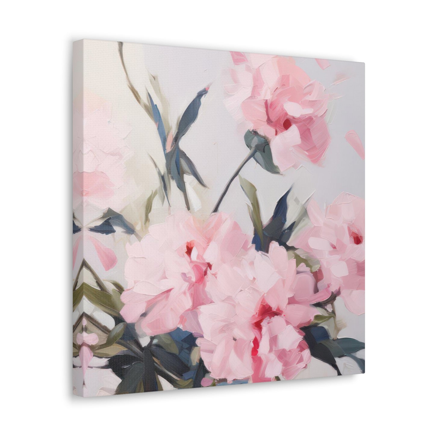 Baby Pink Peonies, Series, Canvas (12x12)&(16x16)