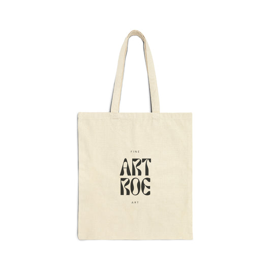 ART ROE LOGO Cotton Canvas Tote Bag